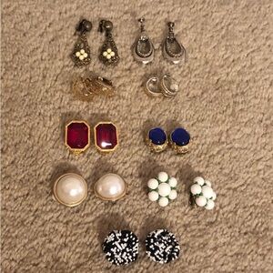 Set of 9 Earrings